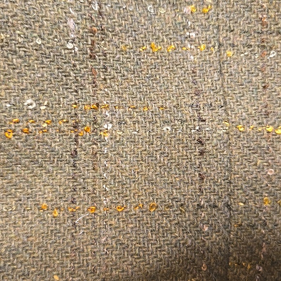 Laundry-Wool blend olive green sleeveless plaid straight dress Size 10. NWT. - Picture 4 of 11